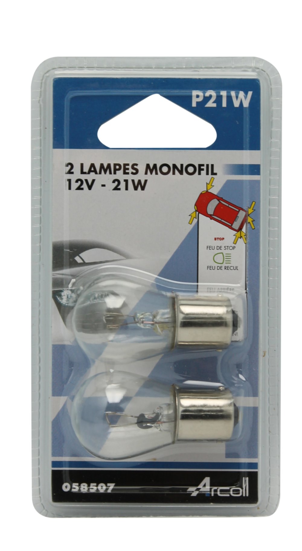 Lampe x2 monofil p21w