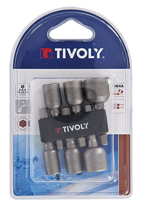 Noix serrage 6-8-8-10-12-13 mm - TIVOLY