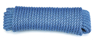 Corde torsadée bleue longueur 20 mètres - CHAPUIS