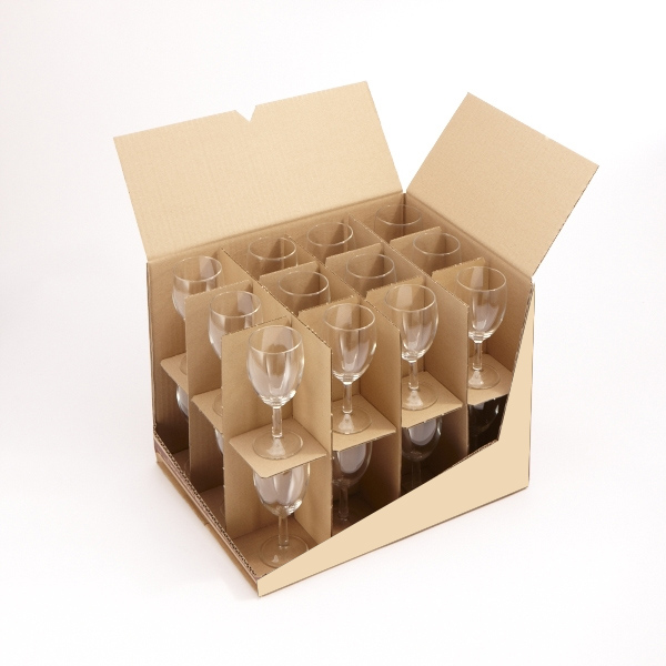 Croisillon range verres pour carton déménagement - MOTTEZ