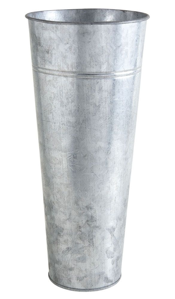 Vase en Zinc Lourd 23x40cm – AUBRY GASPARD 
