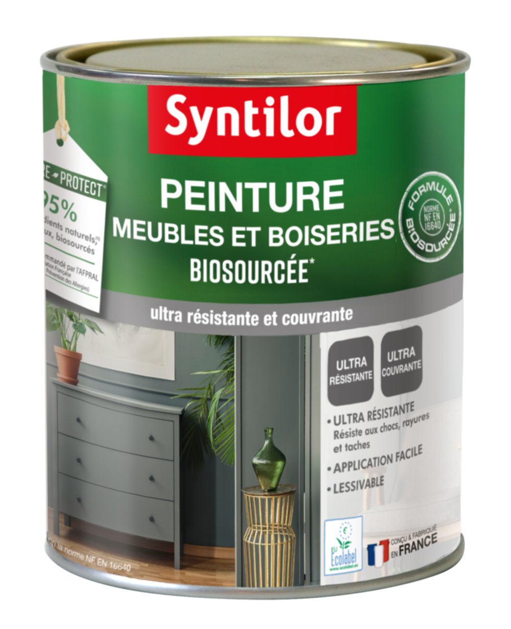 Peinture Meubles Bio 0,5L Crème Syntilor