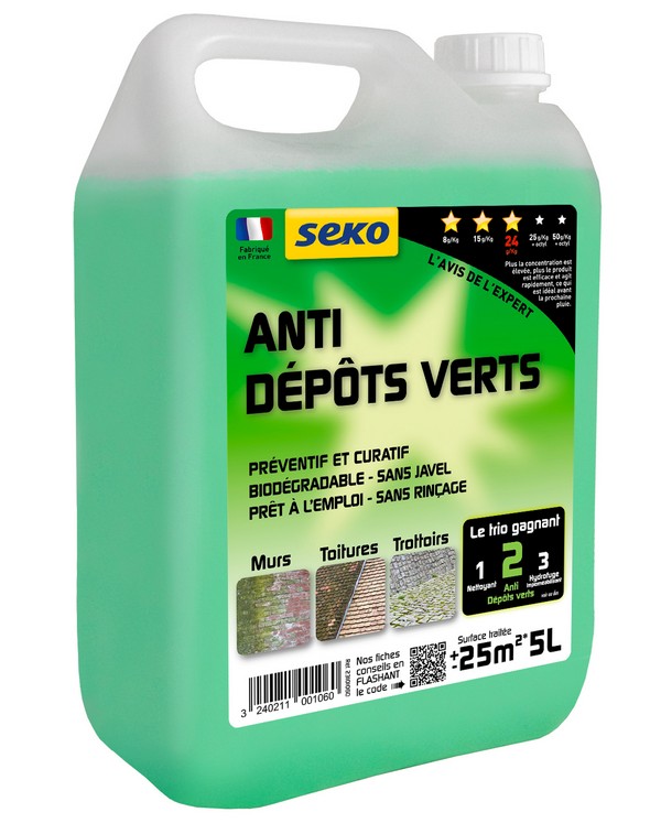 Traitement Anti-dépôts verts standard 5L - SEKO