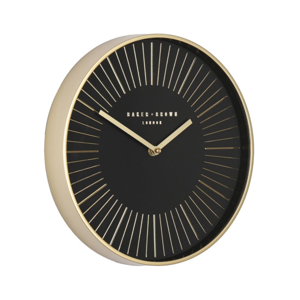Horloge Lush Noir Ø30cm