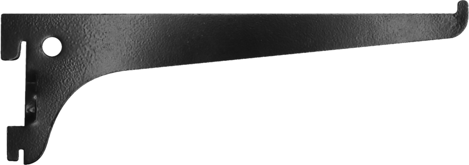 Console simple acier noir 20 cm entraxe 50 mm - CIME