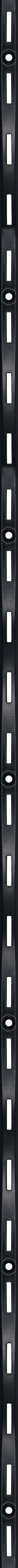 Crémaillère simple acier noir 2 m entraxe 50 mm - CIME