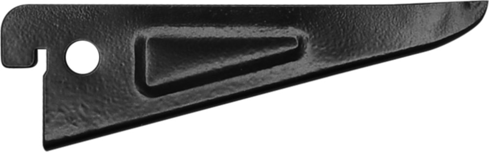 Console double acier noir 12 cm entraxe 32 mm - CIME