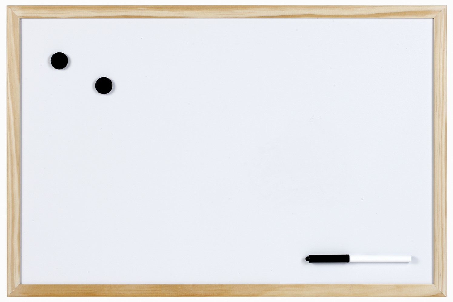 Tableau blanc pour notes et Pêle-mêle magnétique 40x60cm