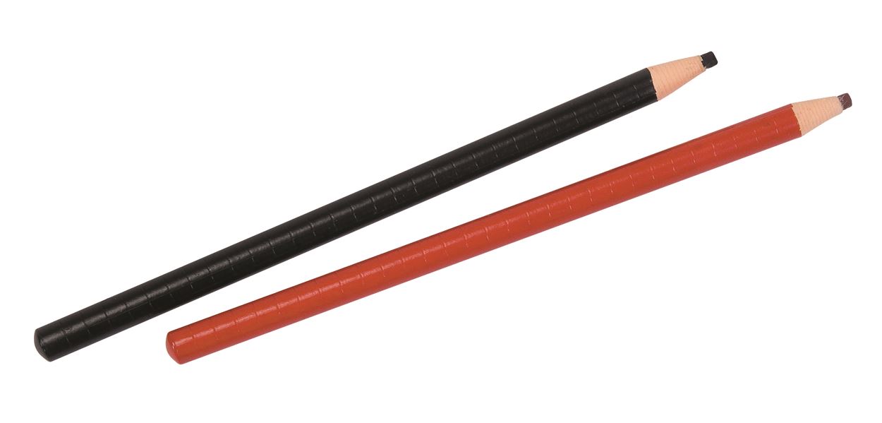 Crayons gras 1 noir / 1 rouge