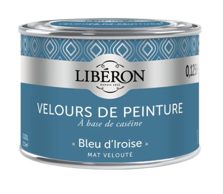Peinture Murale Velours Bleu d'Iroise 125ml - LIBERON