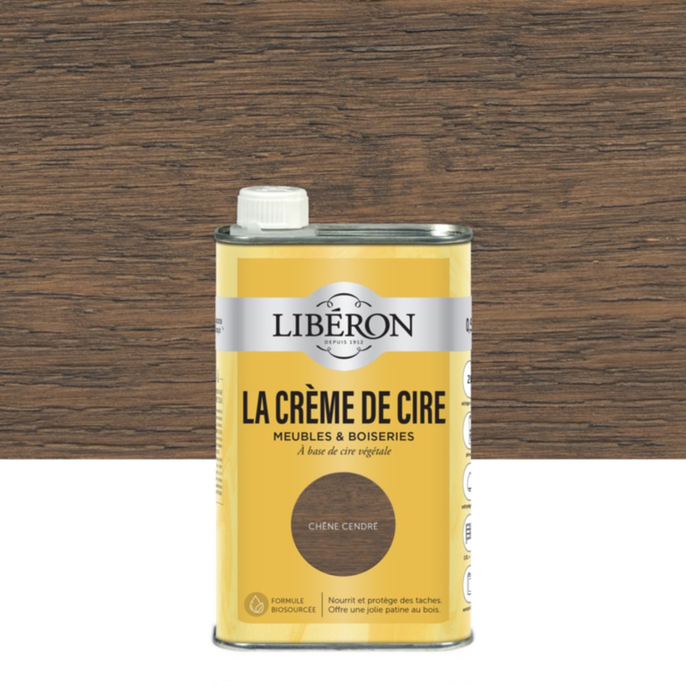 La Crème de Cire Liquide Chêne Cendré 0,5L - LIBERON