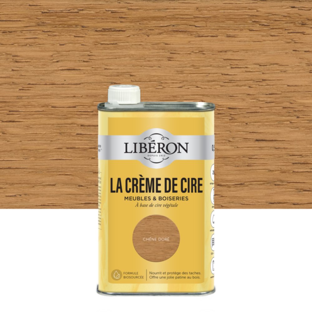 La Crème de Cire Liquide Chêne Doré 0,5L - LIBERON
