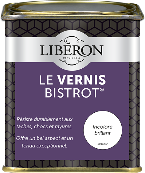 Vernis Bistrot brillant incolore 0,25 L - LIBERON