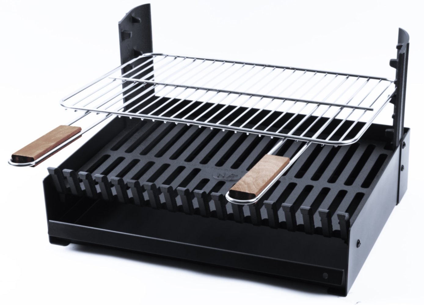 Barbecue charbon bois Grilloir 48,5x57,5x28,5cm noir