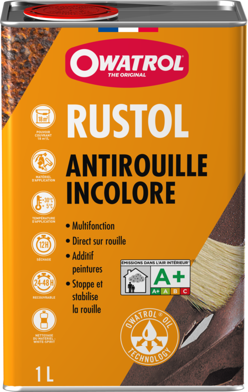 Rustol antirouille incolore multifonction 1L - OWATROL