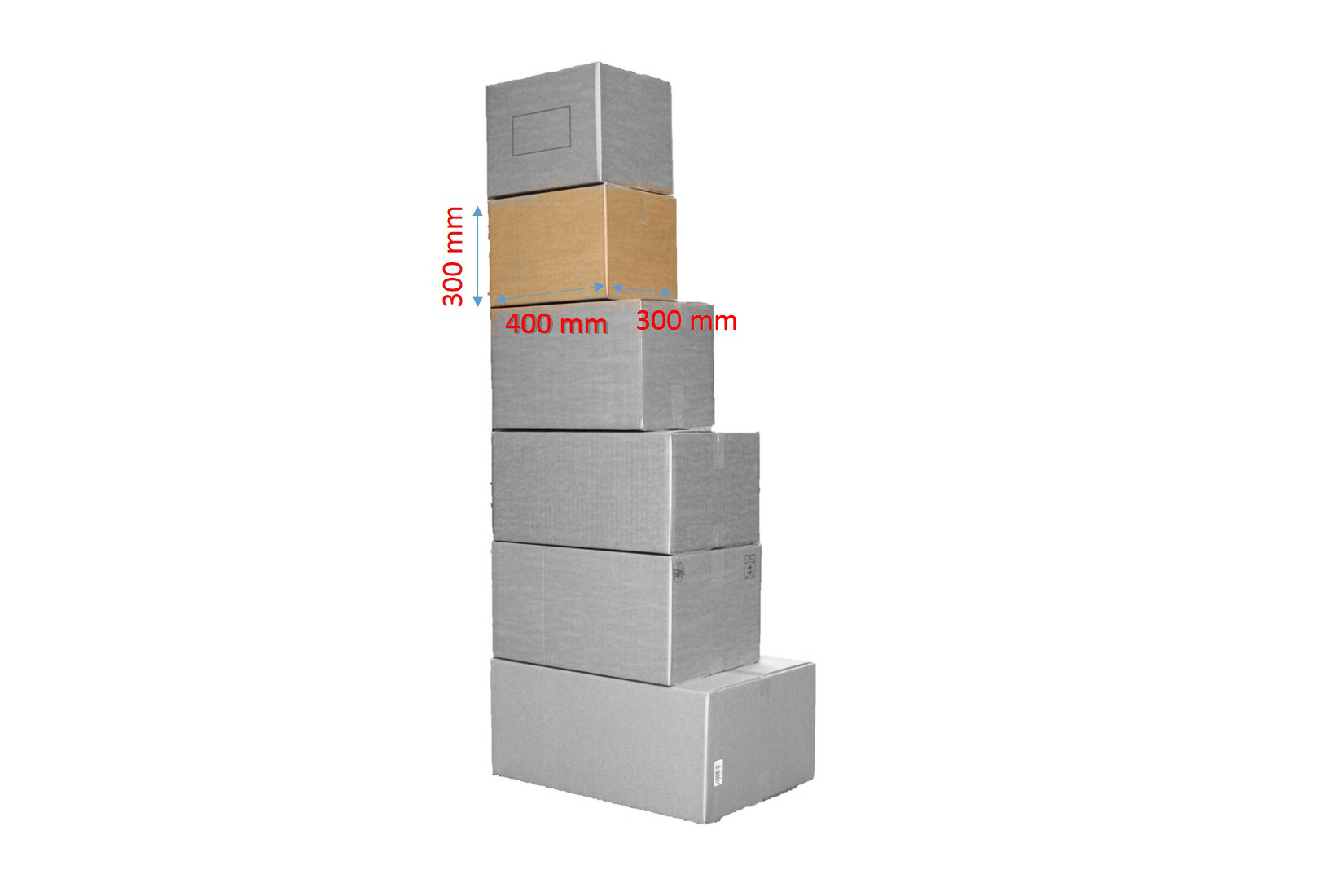 Cartons 400 × 300 × 300 double cannelure