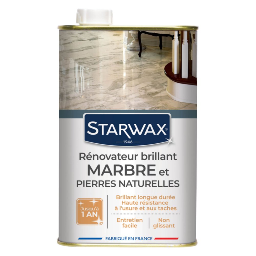 Rénovateur brillant protecteur pour marbre et pierres naturelles - STARWAX