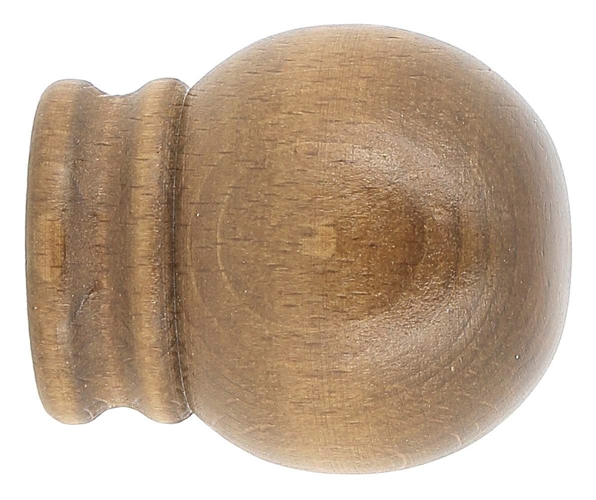 Décors d'extremité ronds à emboîter bois classique x2 ø 28mm chêne - MOBOIS