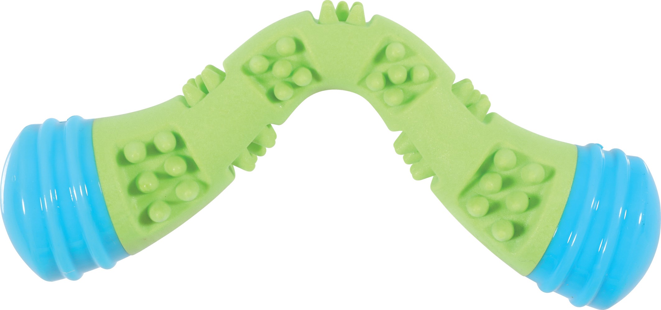 Jouet chien boomerang Sunset - 23cm - vert