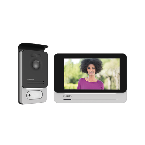 Visiophone 7'' tactile haute qualité d'image et connecté WelcomeEye Connect - PHILIPS