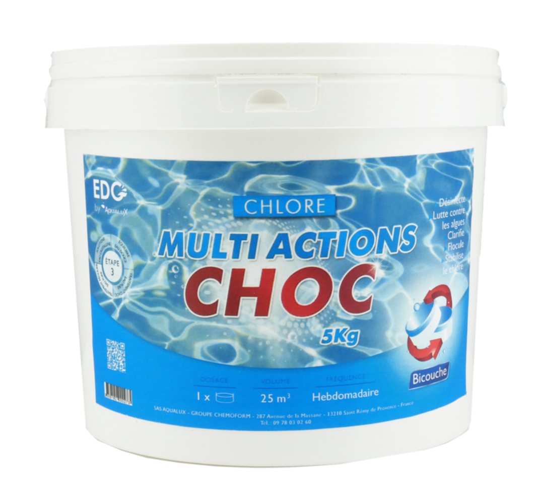 Chlore choc 5 kg - EDG by AQUALUX