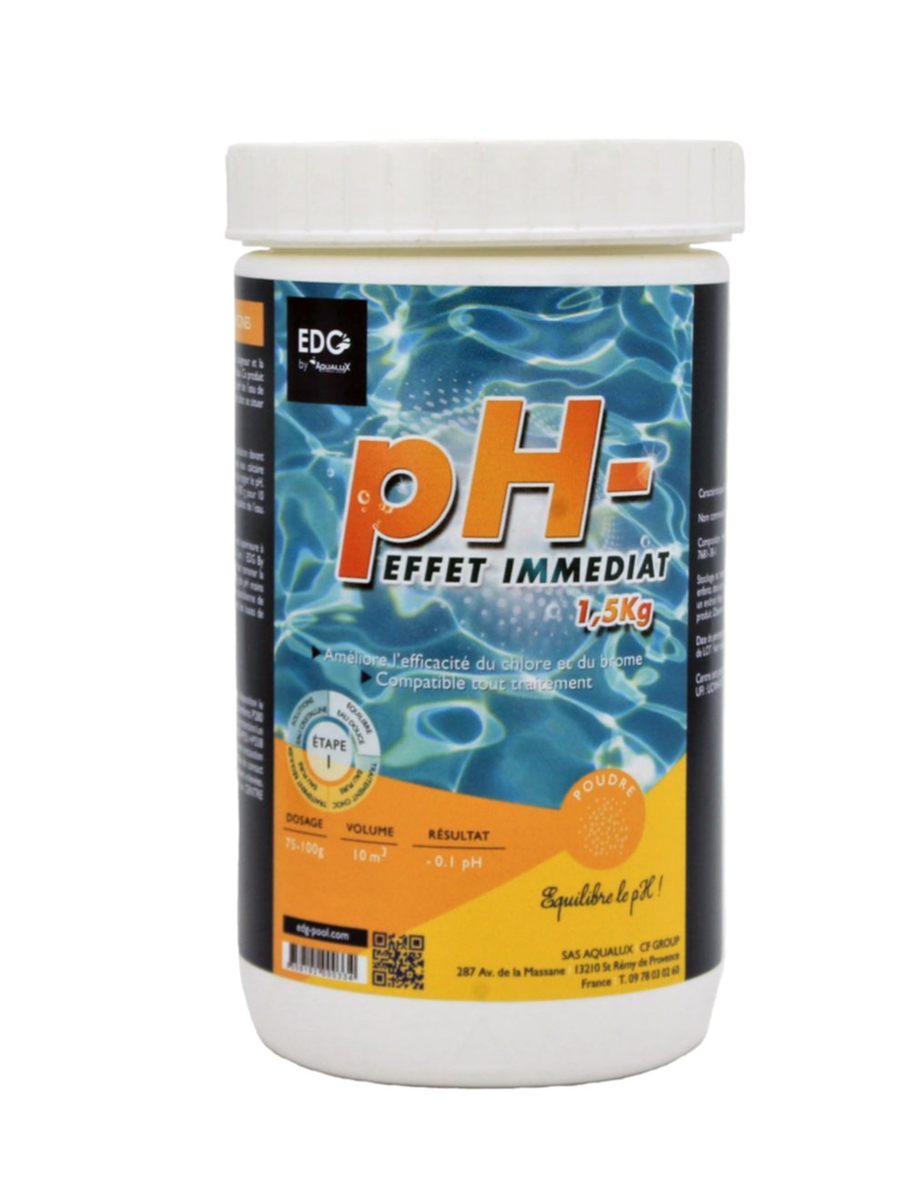 Poudre pH- 1.5 kg - EDG by AQUALUX