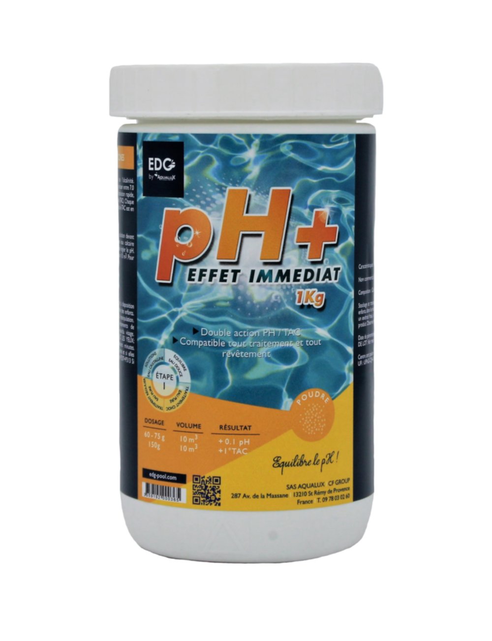 Poudre pH+ 1 kg - EDG by AQUALUX