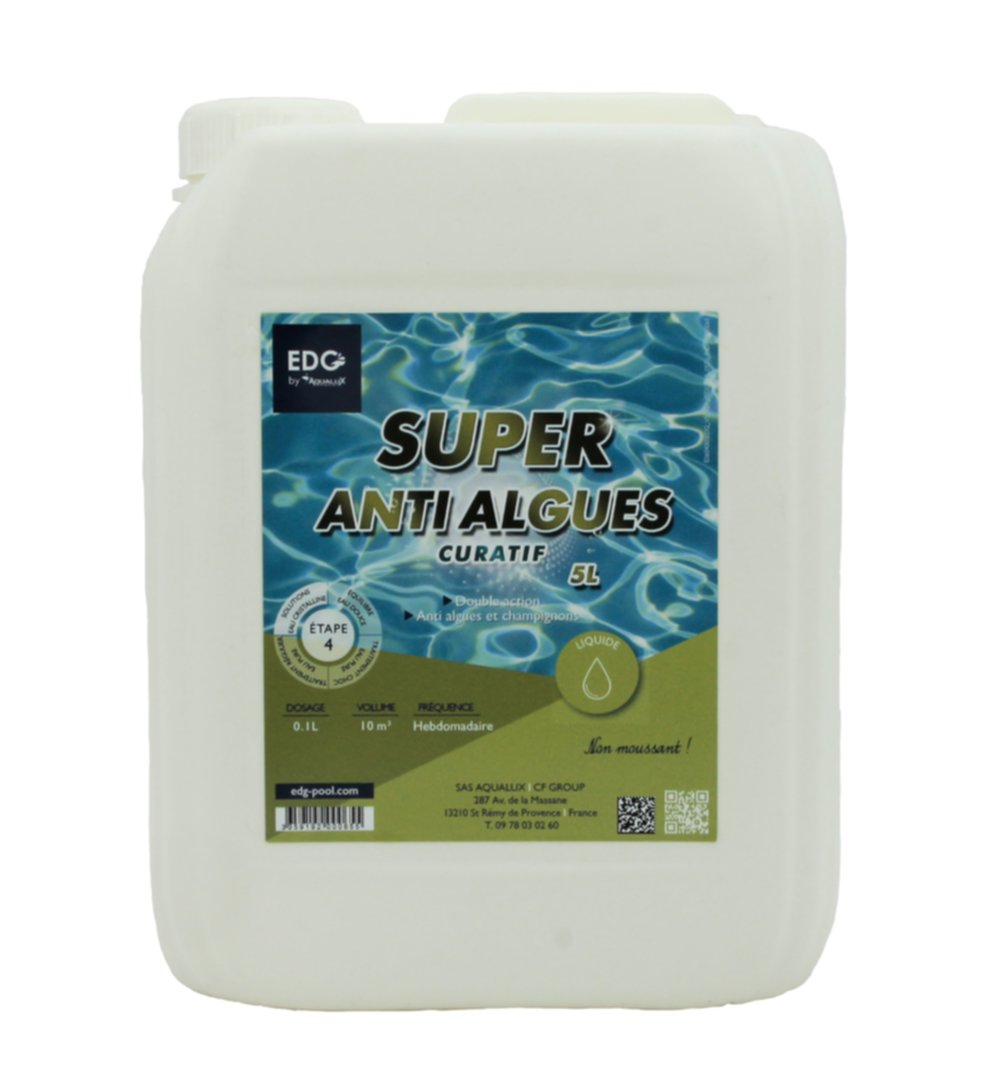 Liquide anti-algues curatif 5 L - EDG by AQUALUX