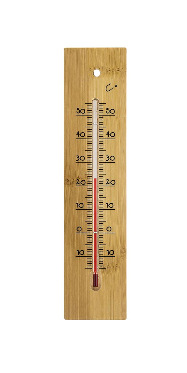 Thermomètre bois 20cm