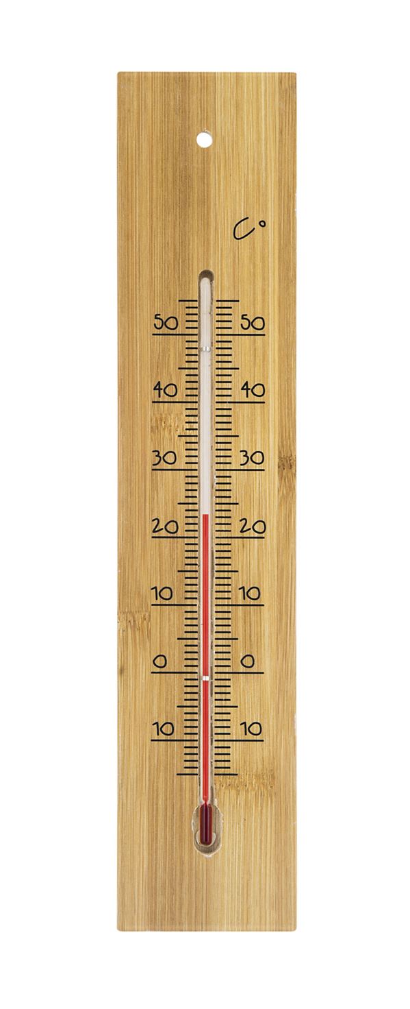 Thermomètre bois 30cm 