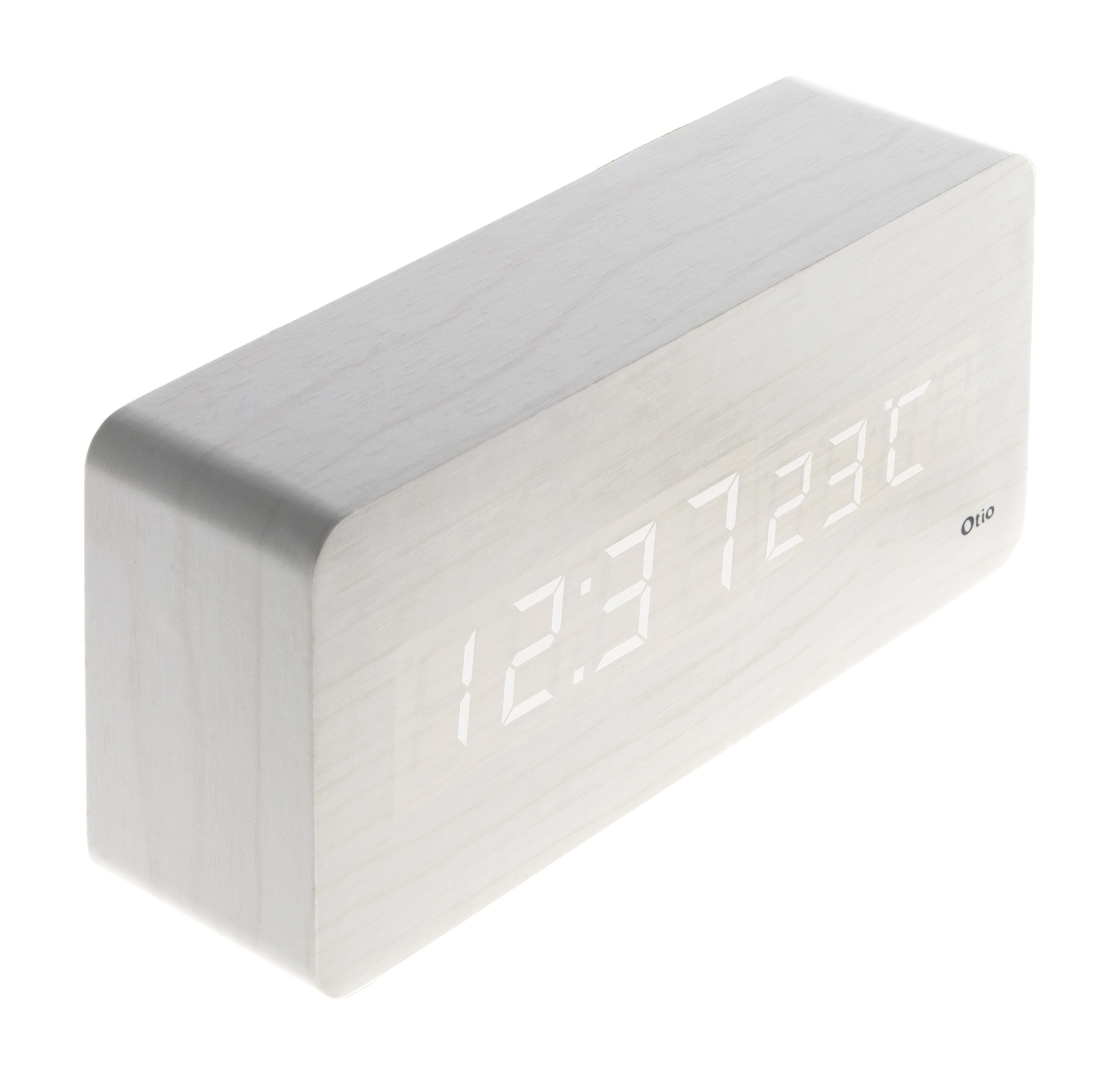 Thermomètre lingot bois blanc