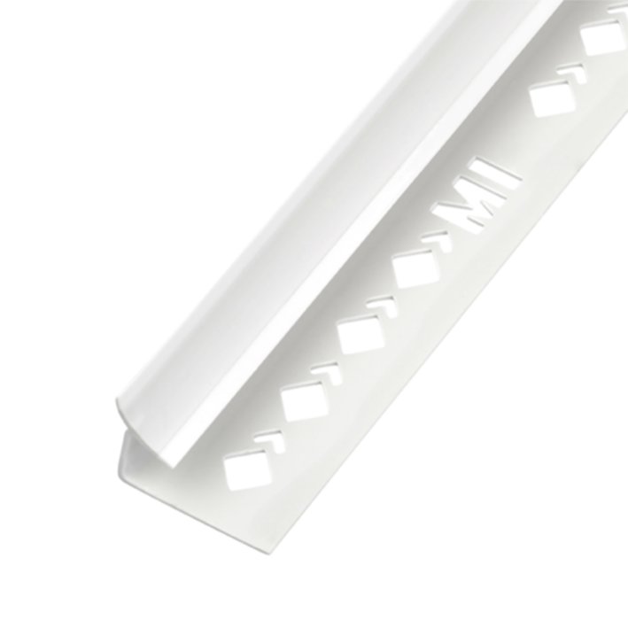 Profilé angle Intérieur/Etanchéité PVC blanc 9mm/2,5m