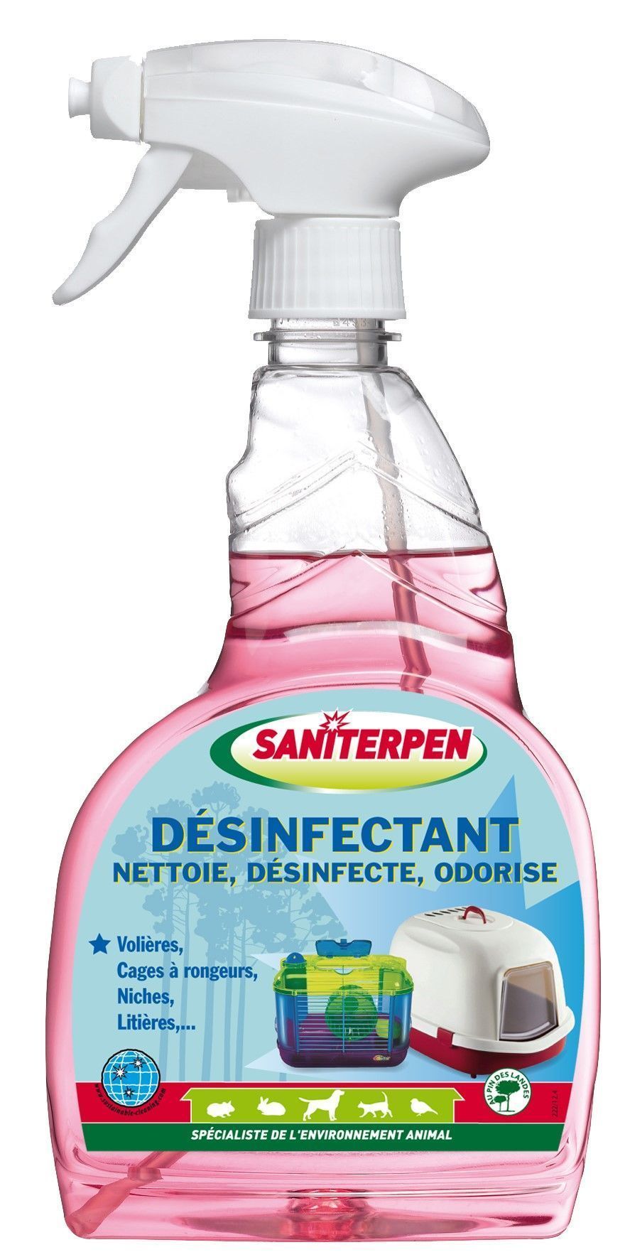 désinfectant saniterpen spray fl/750ml