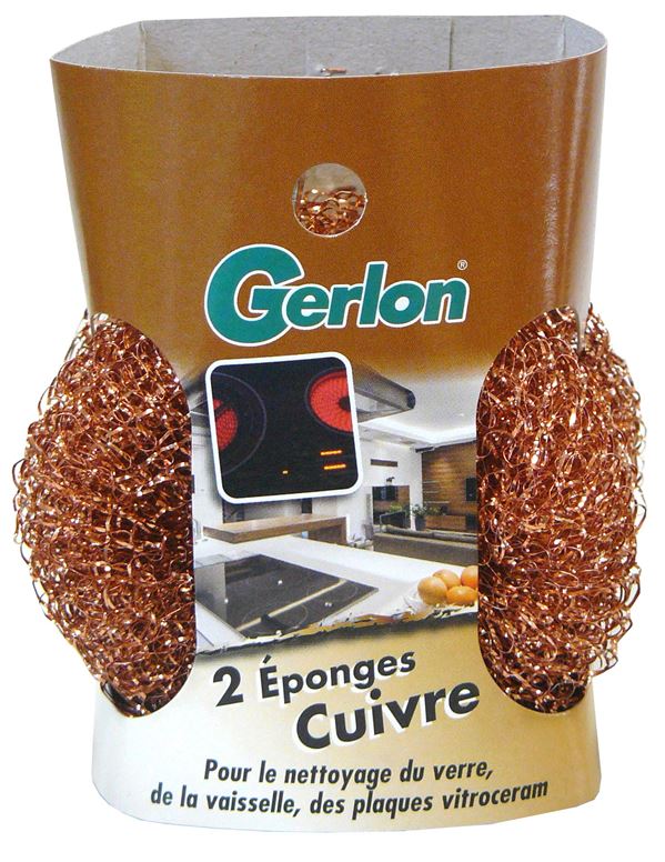 2 éponges cuivre - GERLON