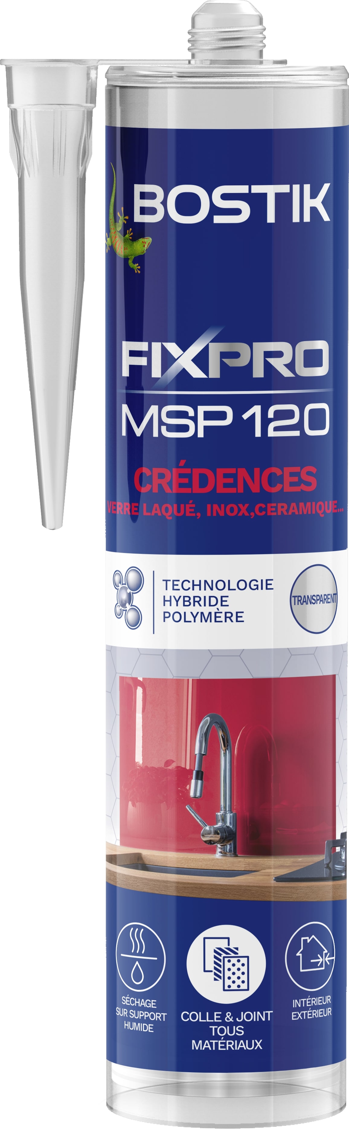Mastic Fixpro MSP 120 crédences 290ml - BOSTIK
