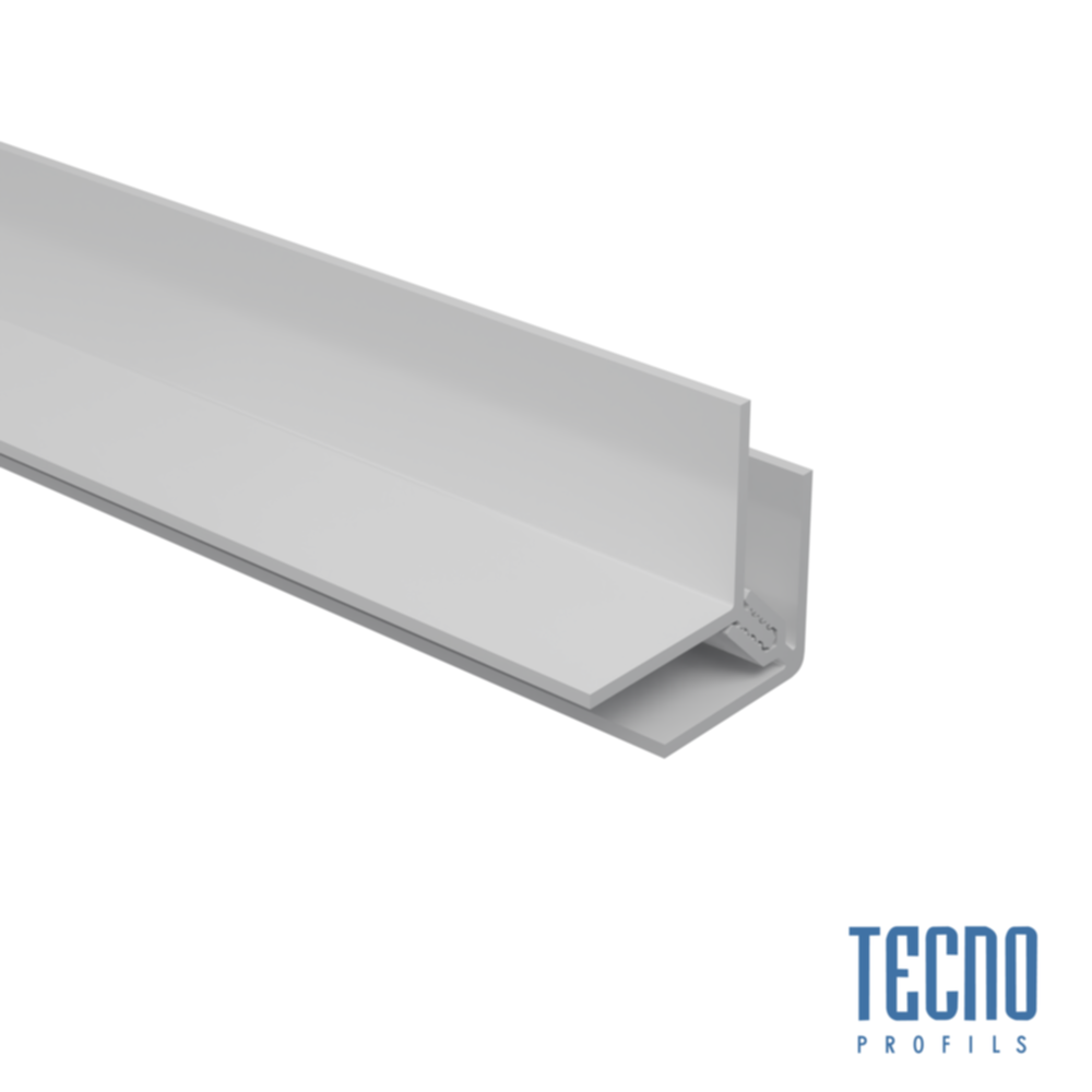 Profil d'angle PVC blanc pour lambris PVC 21*21 ep 8mm 2.6ml