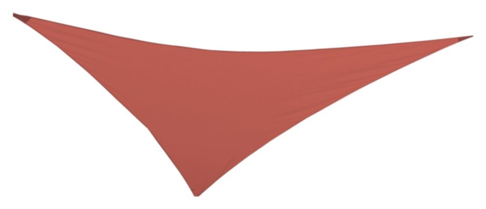 Voile d'ombrage triangulaire Primo 3,60m Brique - INVENTIV