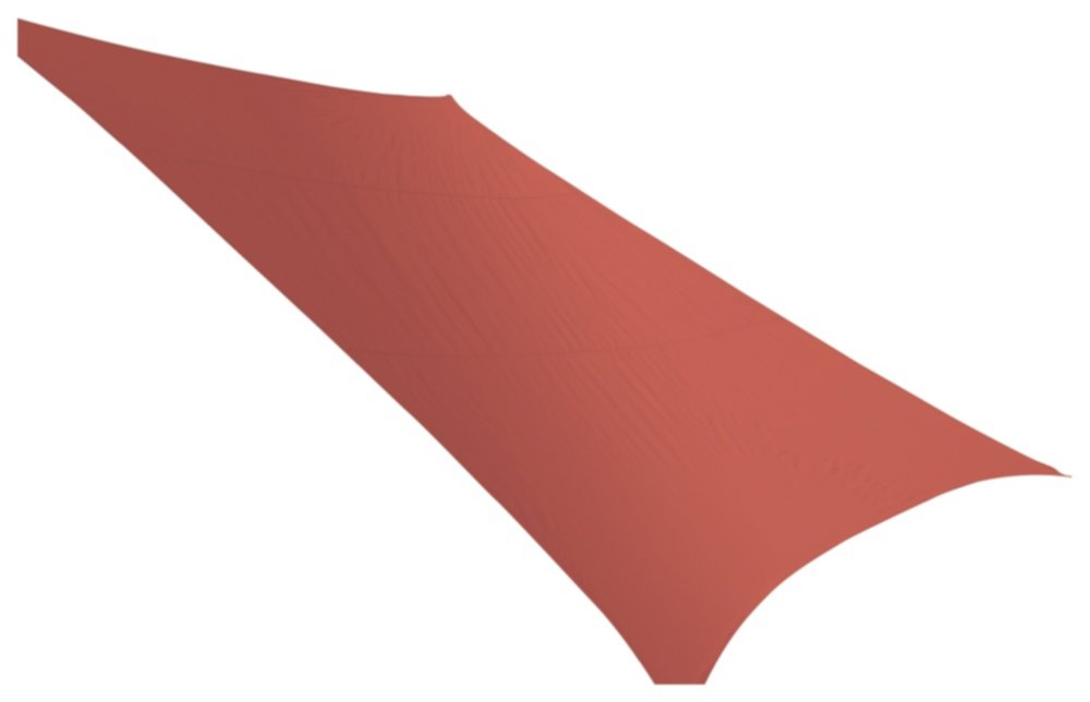 Voile d'ombrage rectangulaire Primo 3x2m Brique - INVENTIV