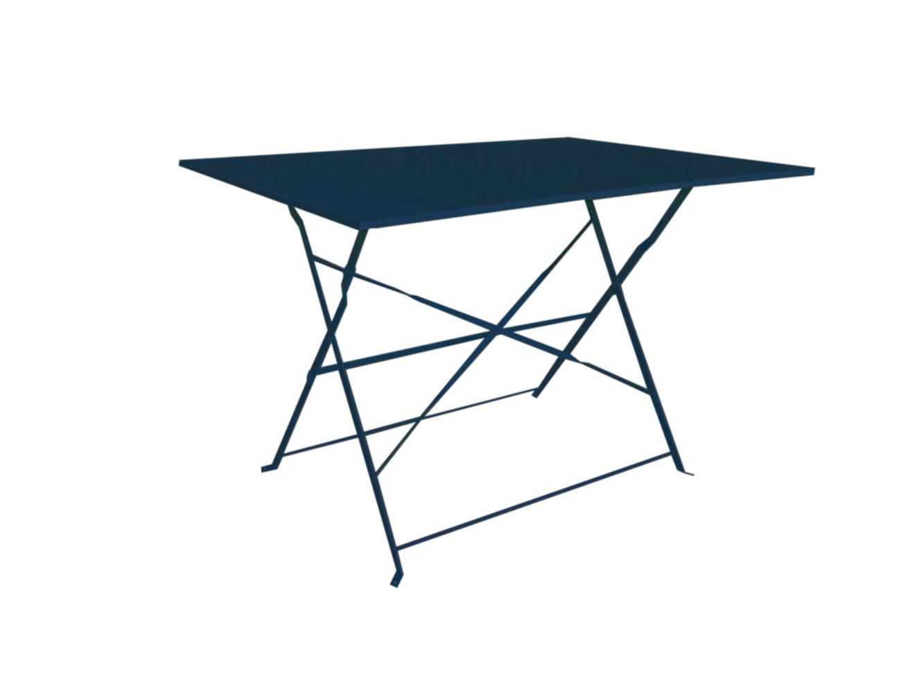 Table de jardin acier Peps 110x70cm pliable caraïbes - INVENTIV