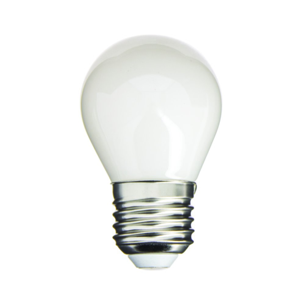 Ampoules Filament LED P45 Opaque E27 470Lm 40W 2700K Blanc chaud - INVENTIV