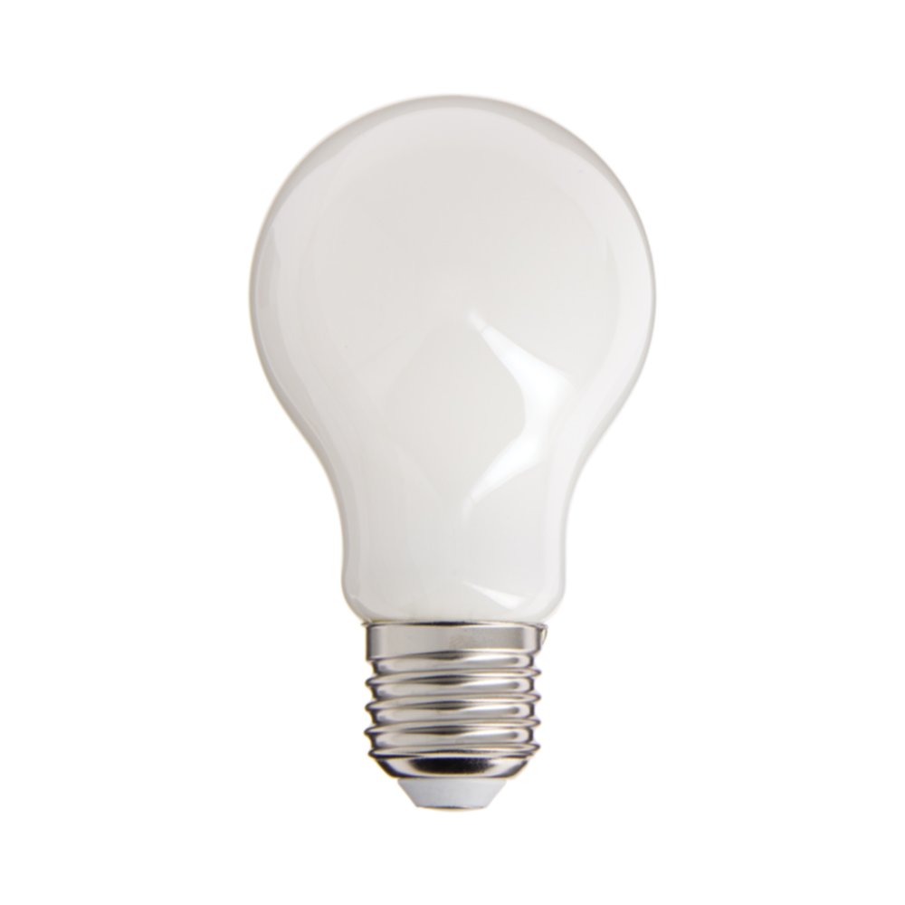 3 ampoules Filament LED A60 Opaque E27 1055Lm 75W 2700K Blanc chaud - INVENTIV