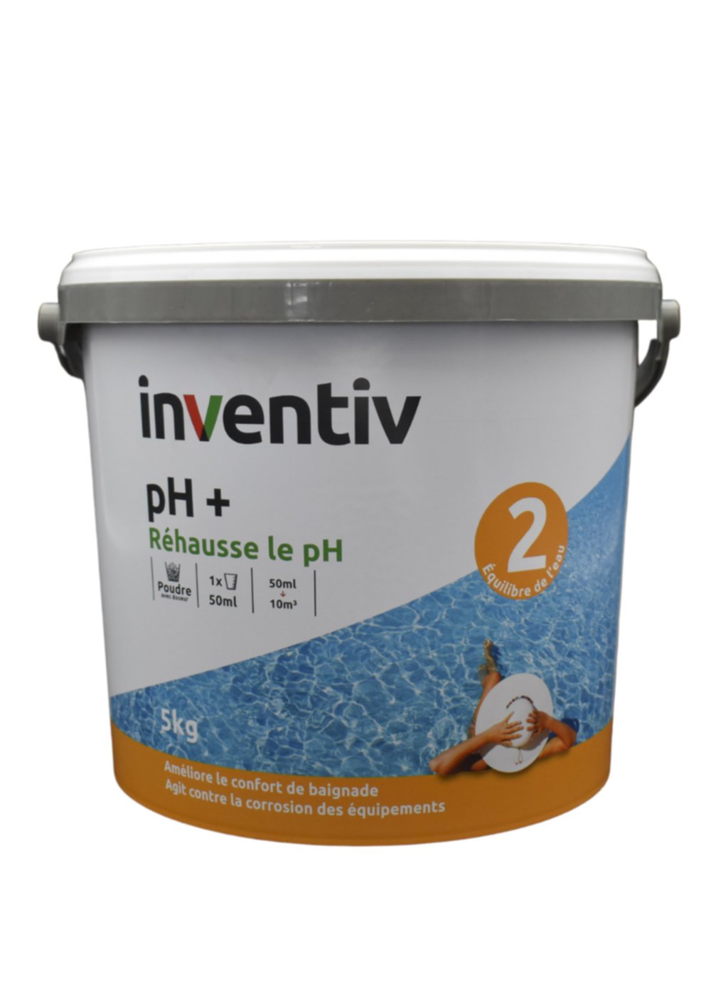 Granulés pH+ 5 kg - INVENTIV