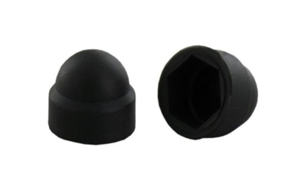 Caches boulon THx4 D10 plastique noir - INVENTIV