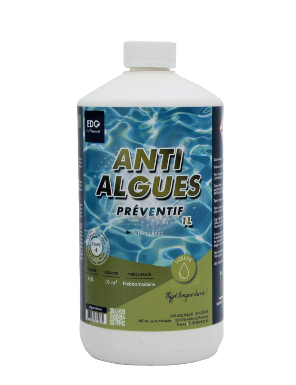 Liquide anti-algues 1 L - EDG by AQUALUX