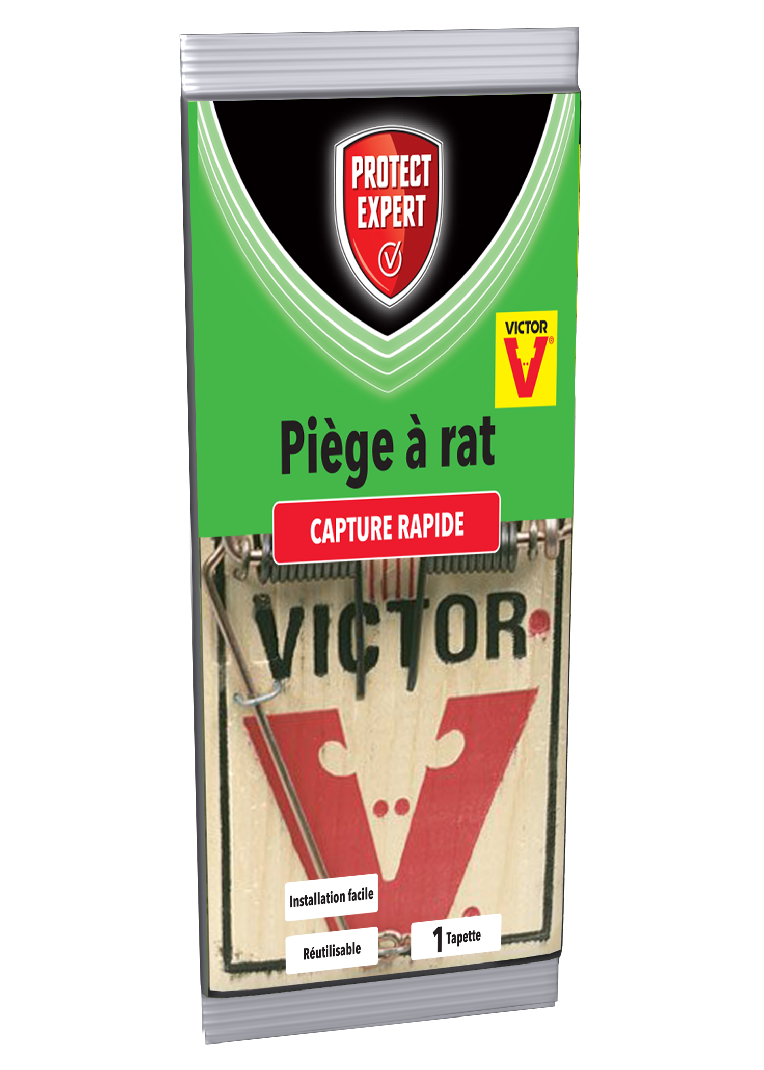 1 Tapette à rats bois préappaté - PROTECT EXPERT 