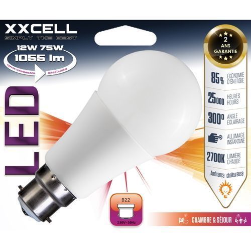 Ampoule LED standard  B22 12W