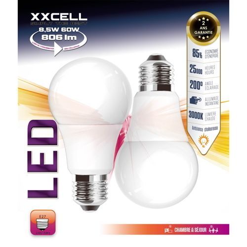 Ampoule LED standard E27 8.5W/806 lm