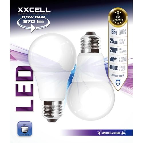 Ampoule LED standard E27 8.5W/870 lm