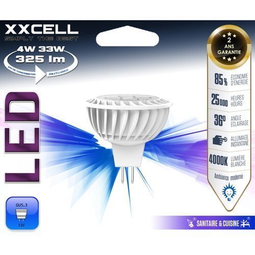 Ampoule LED réflecteur MR16 4W/325 lm
