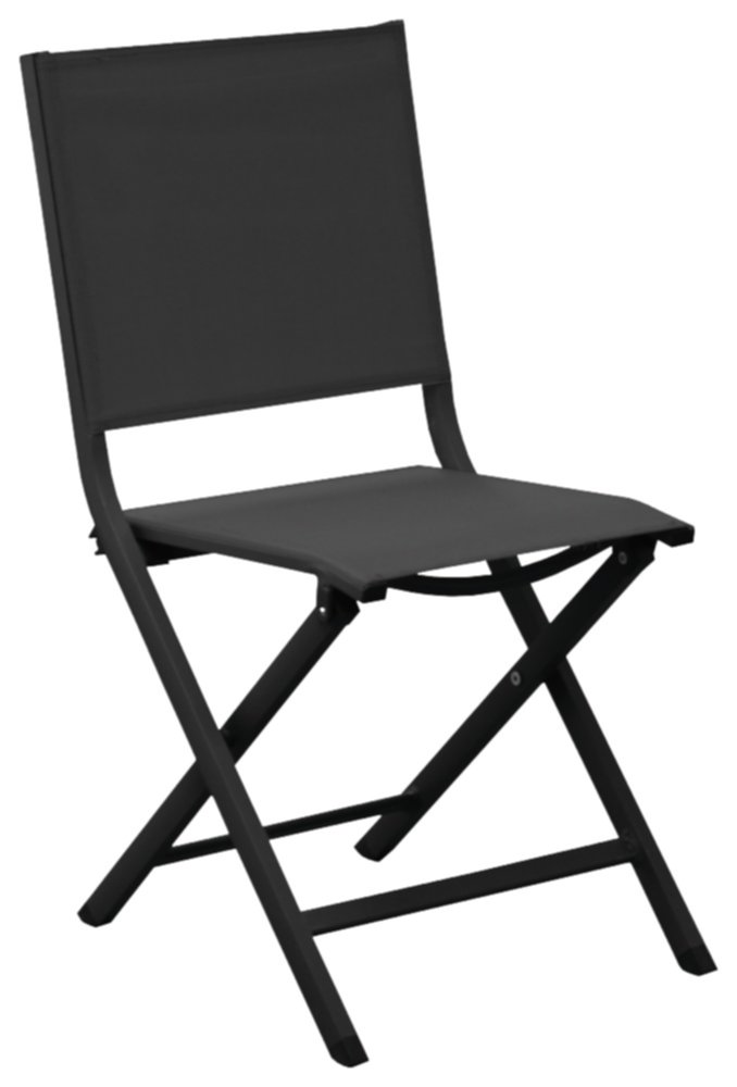 Chaise “THEMA” noir - PRO LOISIRS